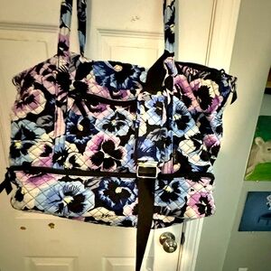 Verabradley Womens Cotton Deluxe Travel Tote Bag